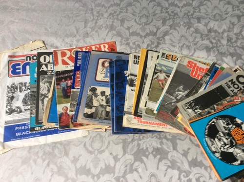 English club home programmes - home,
