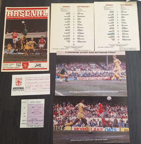 Arsenal nottingham forest - arsenal, v