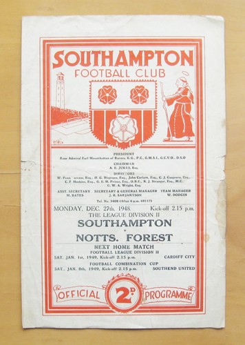 Southampton nottingham - southampton, v