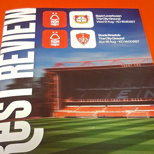 Forest pre season - programme, vs