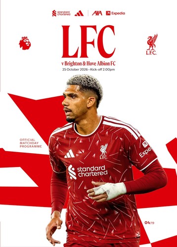 Matchday programme liverpool - matchday,