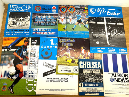 Football programmes belgium - football,