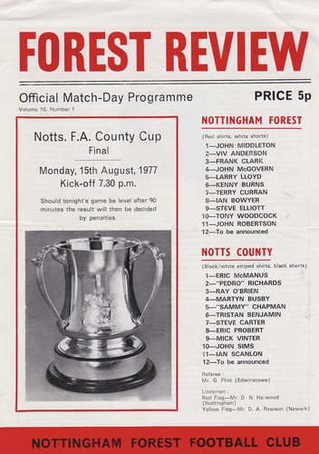 Nottingham forest notts - v,