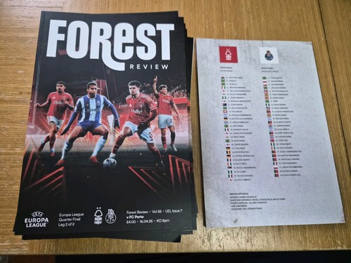 Nottingham forest porto - nottingham, v