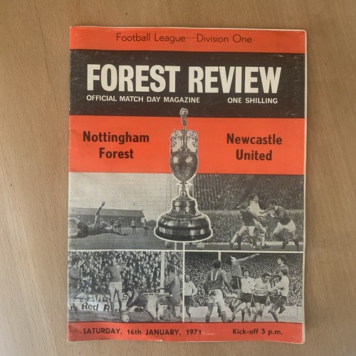 Nottingham forest programme - programme, v