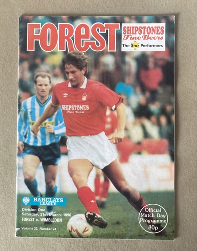 Nottingham forest wimbledon - forest, v