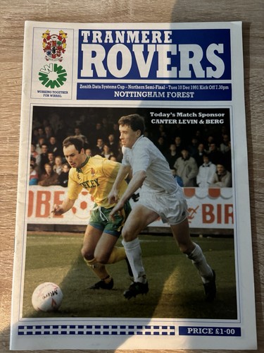 Tranmere rovers nottingham - v,