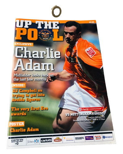 Football programme blackpool - programme,