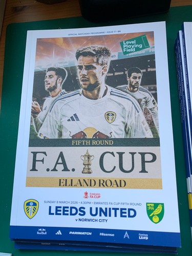 Leeds united programmes - leeds,