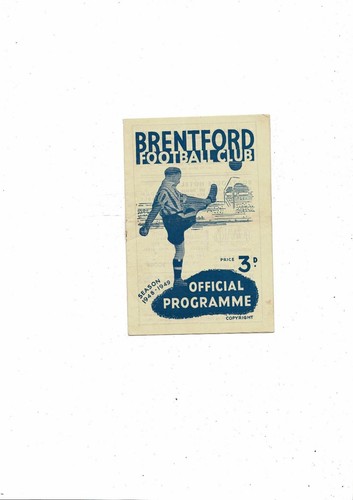 1948 brentford nottingham - 1948/49, v