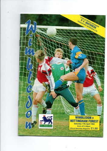 Wimbledon nottingham forest - v,