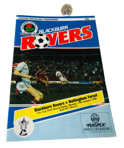 Football programme blackburn - football,