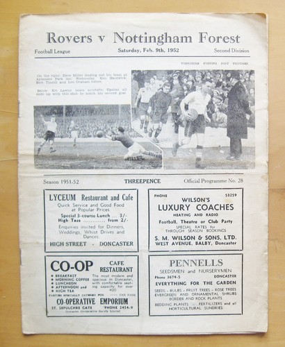 Doncaster rovers nottingham - doncaster, v