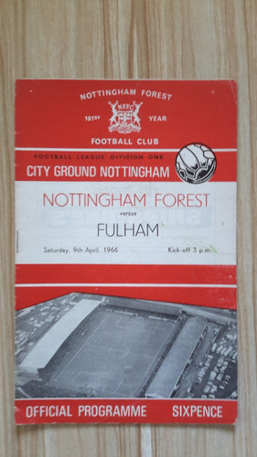 Nottingham forest fulham div - nottingham,