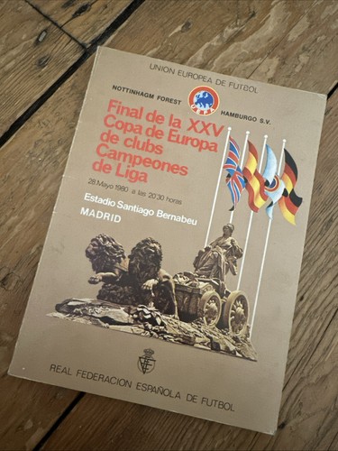 European cup final programme - european,