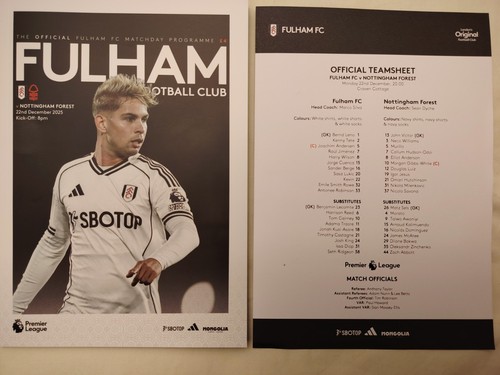 Fulham nottingham forest - fulham,