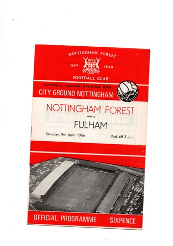 Nottingham forest fulham - nottingham, v