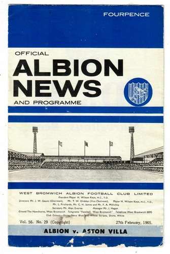 West bromwich albion 1964 - west, 1964-65