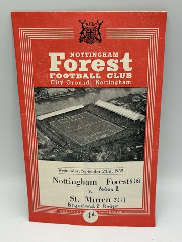 Nottingham forest mirren - v, st